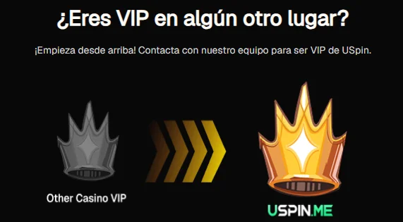 Uspinme Casino VIP-programma met vergelijking tussen ander casino en Uspinme
